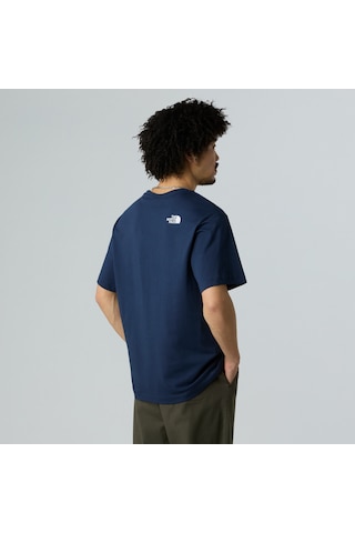The North Face Mountain Logo Relaxed S/s Pocket Tee Erkek T-shirt-32344 Lacivert