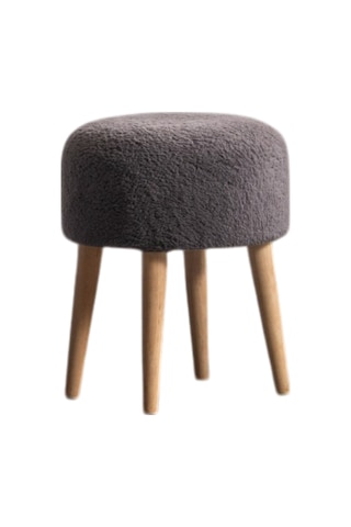 Panda Yuvarlak 4 Ayaklı Çok Amaçlı Puf Antrasit Antrasit