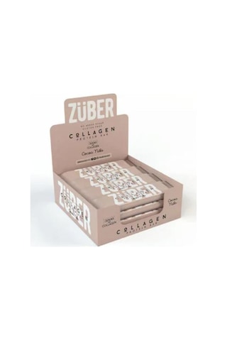 Züber Kakao Çekirdekli Glutensiz Kolajen Bar 12 x 35 G