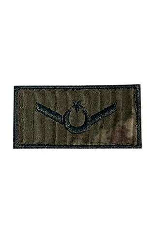 Terrien Üniforma Arması Askeri Malzeme Görev Aksesuarı Single Sword Yeni Tsk Eğitim Nakış Rütbe Mini Model Çok Renkli