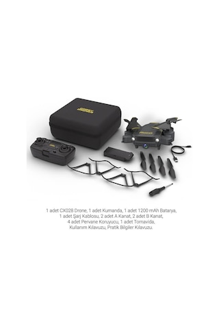 Corby Drones Cx028 Phoenix Katlanabilir Kameralı 720p Smart Drone