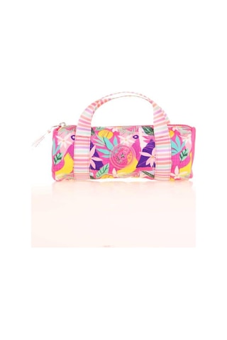 Kaukko Travel Double Stripe Kalem Çantası Pink K2595