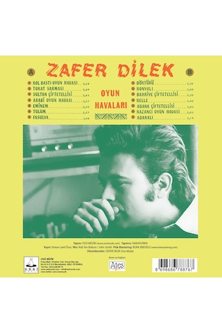 Zafer Dilek - Oyun Havaları Plak