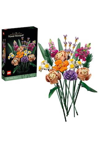 LEGO® Botanicals Çiçek Buketi 10280 – Yetiskinler için Gül, Aslanagzi ve Papatya Içeren Yapay Çiçek Modeli Yapim Seti (756 Parça)