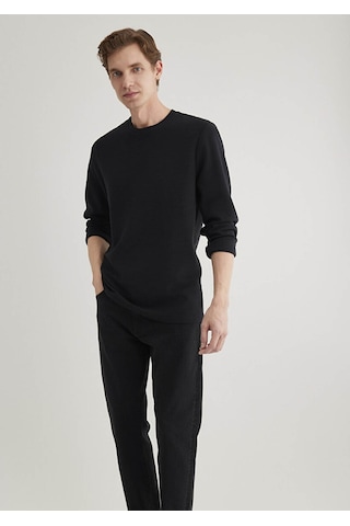 Mavi Siyah Erkek Sweatshirt M064622-21842 Siyah