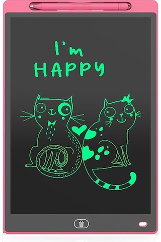 8,5 İnç Lcd Işık Enerjisi Kara Tahta Erken Eğitim Pembe Dan Ekran Yüksek Parlaklık Yazı Tahtası Pembe