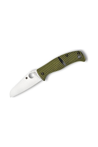 Spyderco Caribbean G-10 Lc200n Sheepfoot Plainedge Kamp Çakı Çok Renkli