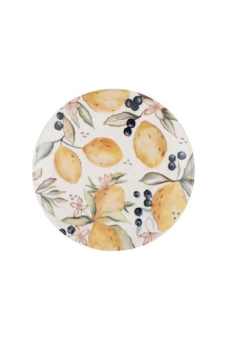 The Mia Limoncello Pasta Tabağı 6lı Set 19cm Lmn012 Beyaz