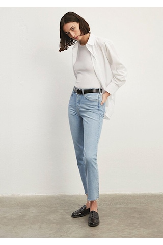 Mavi Kadın New York Bleach Classic Denim 101441-86391 Mavi