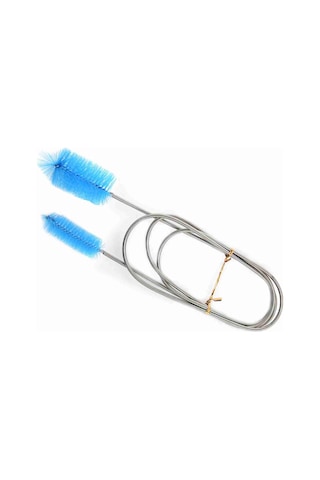 Ruicoo Stahlfeder Aquarium Boru Temizleme Fırçası - Çift Uçlu, 9-35mm Çapı, Su Pompa/filtre Temizliği Mavi