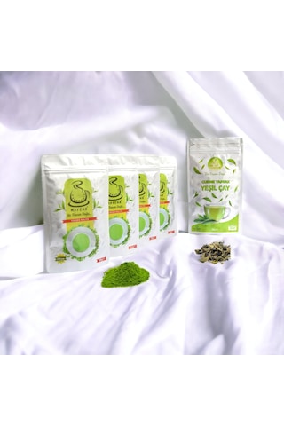 En Yeşil Çay Karadeniz Matcha Çayı 4 x 50 G + Gurme Yaprak Yeşil Çay 50 G
