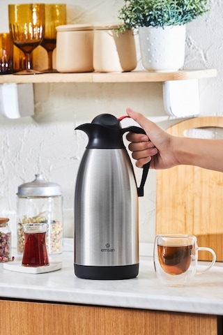 Emsan Clark Termos Inox 2,5 L Gümüş
