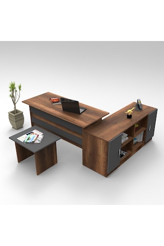 Robinhome Robin Home Verona Abf Ofis Büro Seti Çalışma Masası Takımı Barok-