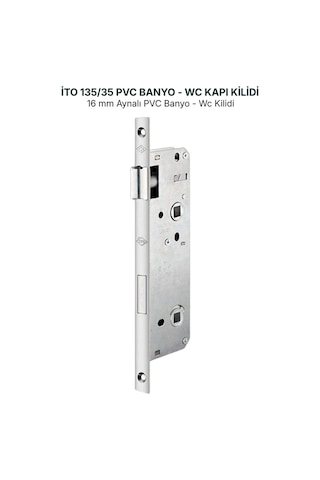 İto Kilit 135/35 Gömme PVC Banyo & WC Kilidi -