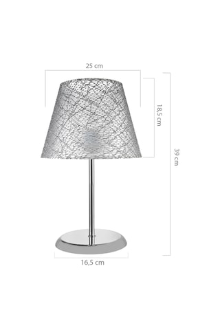 Sarah Abajur Krom Ayak / Gri File Şapka Diğer