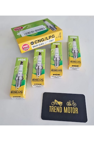 Ngk-7987 Bkr-gas Bujı Lpg'li Araçlar için Takım 4 Adet