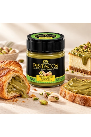 Pistacos %30 Antep Fıstığı Kreması 200 Gr