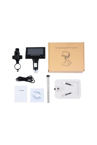 1000 X 2.0mp Usb Dijital Elektronik Mikroskop 8 Lcd Ekran Vga Büyüteç Dm4-s