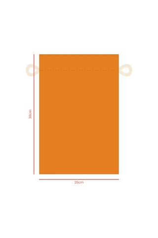 Baghashtag Turuncu Bez Kese 20 Cm X 30 Cm Çok renkli