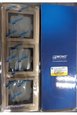 Mono Chrome Bronz Üçlü Çerçeve 106-430000-162