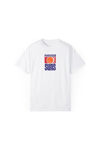 Unisex Phoneix Suns Tasarım Baskılı Beyaz Basic Tshirt Çok Renkli Unisex Phoneix Suns Tasarım Baskılı Beyaz Basic Tshirt Çok Renkli
