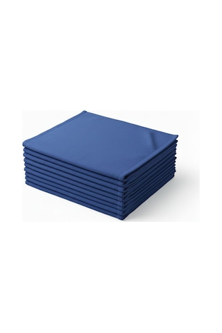 1 Adet Organik Pamuk Yıkanabilir Kumaş Runner 37x120 Mavi