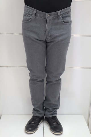 Denim Cartel Dmctekstil Erkek Gri Yüksek Bel Rahat Kalıp Boru Paça Jean Pantolon Gri