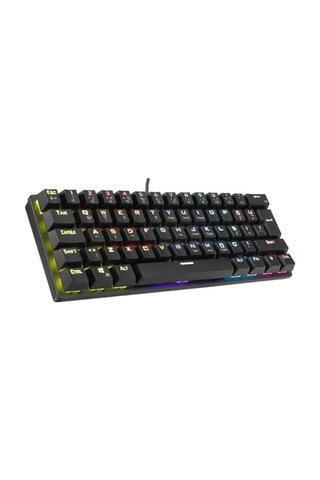Ally K11 Siyah Rainbow Q Bilek Destekli Red Switch Gaming Oyuncu Klavye