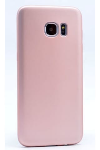 Samsung Galaxy Uyumlu S7 Edge Kılıf Esnek Yapılı İnce Slim Silikon Kapak Ryc/premier Rose