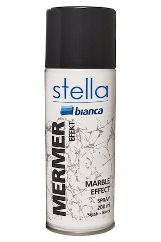 Bianca Stella Mermer Efekt Sprey Siyah Bianca Stella Mermer Efekt Sprey Siyah