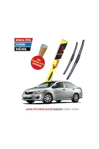 İnwells Hybrid Toyota Corolla Silecek Takımı (2007-2012)