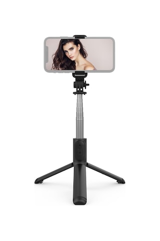 Kangvka Kollapsible Tripodlu 7 Bölmeli Uzatılabilir Selfie Stick, Bt Kumandalı 101cm, Cep Telefonları İçin Vlog/canlı Yayın/fotoğraf Çekimi