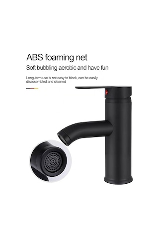 Hangfox Ev Banyosu Yıkama Tabanı Kraanı: Çelik Paslanmaz, Sıcak/soğuk Su, Ergonomik Koltuk, Seramik Valf, Kolay Kurulum Diğer