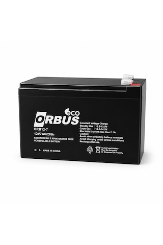 Orbus Eco 12v 7ah Kuru Akü Bakımsız, Sızdırmaz Akü Orbus Eco 12v 7ah Kuru Akü Bakımsız, Sızdırmaz Akü