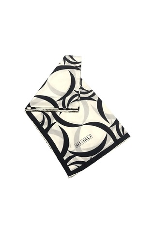 Yenisinial Mısırlı Polyester Eşarp Desen 9 Siyah