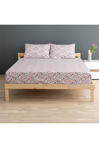 Soley Liberty %100 Pamuklu Çift Kişilik 160 X 200 Lastikli Çarşaf Seti 001