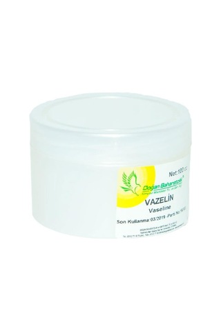 Doğan Baharatçılık Kokusuz Doğal Katkısız Saf Beyaz Vazelin 100 ML
