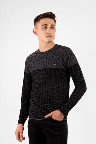 Bearraybon Erkek Triko Kazak Siyah (504888433) Siyah