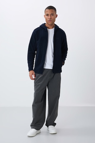 Tommy Life Connell Lacivert Rahat Kalıp Polar Erkek Sweatshirt - 88313 Lacivert