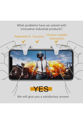Mobil Oyun Kumandası, Mobil Oyun Tetikleyici Battle Royale Hassas Çekim Ve Hedef, Cep Telefonu Oyun Joystick Android İ Diğer