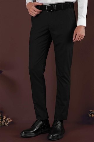 Efor P 1136 Slim Fit Siyah Klasik Pantolon Siyah