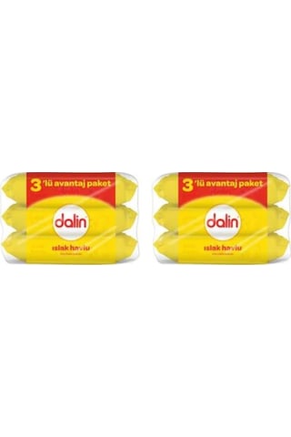 Dalin Islak Havlu 2 X 3'Lü Avantaj Paket 336 Yaprak