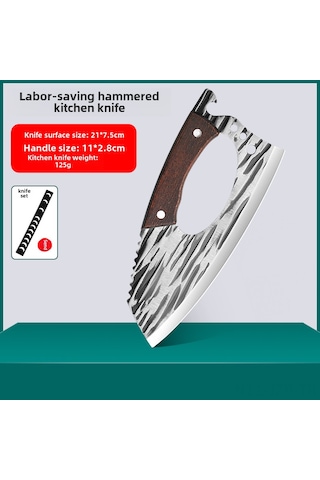 Geeroyoo Hafif Ev Chef Bıçağı - 60 + Keskin Bıçak, 13cm Uç, 24cm Boy, Kadınlar İçin Kolay Kullanım, Et Sebze Kesme, Multifonksiyonel Ev Aletleri Diğer