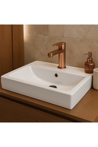 Newarc Aqua 5022B Etajer Uyumlu Lavabo
