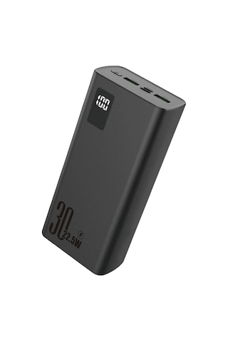 Piili Tornado 30.000 Mah Powerbank Siyah