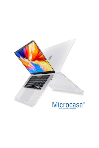 Apple Uyumlu MacBook Air 13 M1 Chip A2337 Shell Rubber Kılıf - Şeffaf
