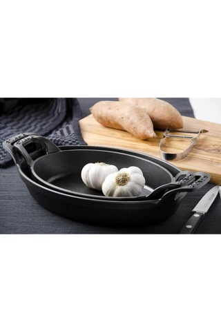 Staub La Cocotte Sahan | Döküm Demir | 21 CM | Siyah