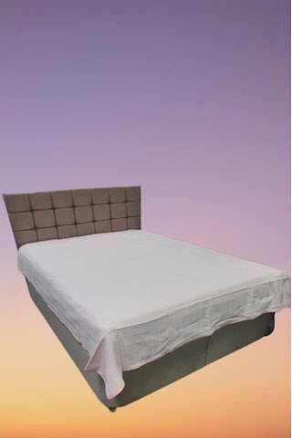 Pike Yazlık Zmrt Somon Çift Dolgun Malzeme V Çizgili Desen Pamukl (410076864) Pembe - Beyaz