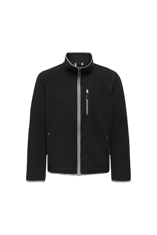 Only & Sons Onsseb Life Sherpa Siyah Erkek Softshell & Polar 22034094 Siyah