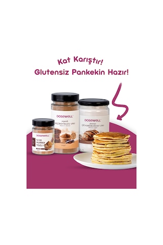 Dosewell 3'lü Un Avantaj Paketi Çiğ Karabuğday, Keçiboynuzu, Hurma Tozu